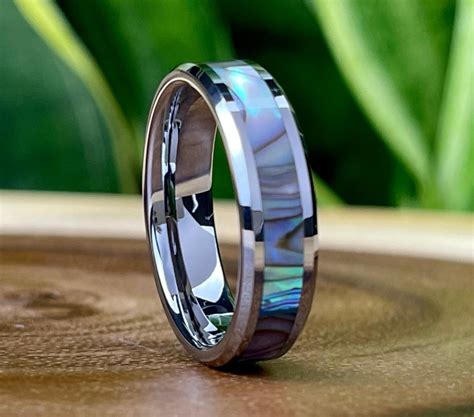 women tungsten wedding band